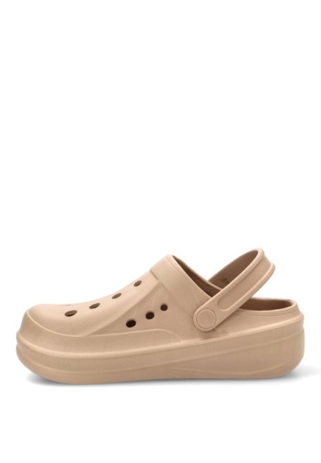 Zueco beige de mujer XTI 145139