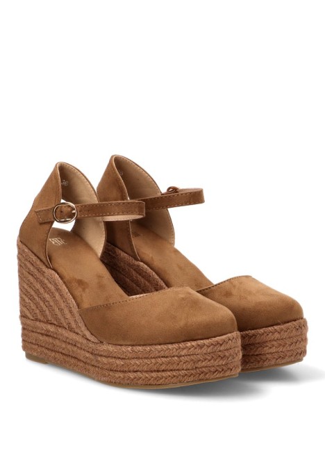 Alpargata con suela cuña alta de mujer BUONAROTTI CF-5319