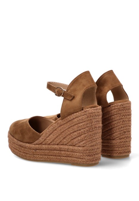 Alpargata con suela cuña alta de mujer BUONAROTTI CF-5319