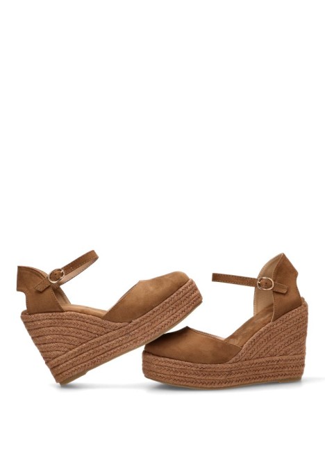 Alpargata con suela cuña alta de mujer BUONAROTTI CF-5319