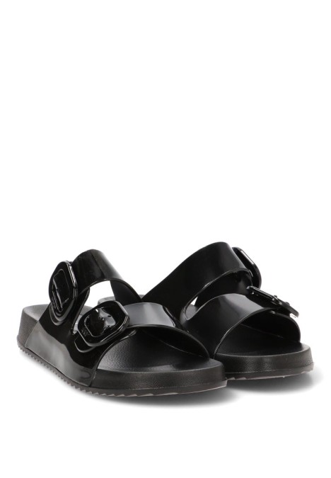 Chanclas de playa HABANA BRILLO con suela plana para mujer IGOR