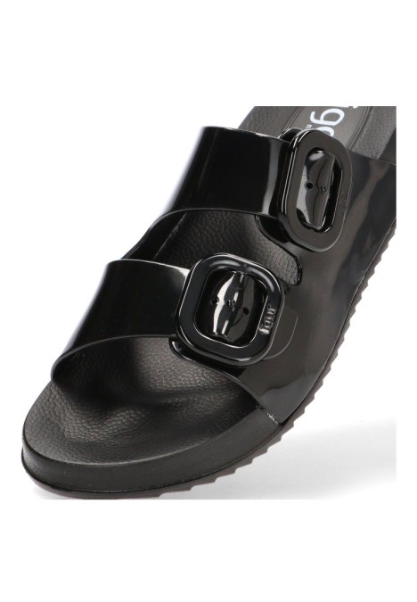 Chanclas de playa HABANA BRILLO con suela plana para mujer IGOR
