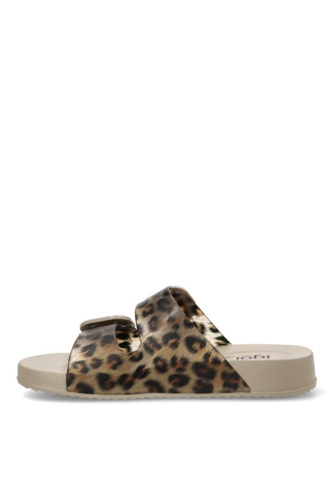Chanclas de playa HABANA LEO beige para mujer IGOR