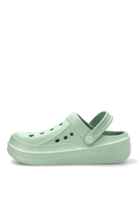 Zueco de playa para mujer XTI 145139 en color aguamar