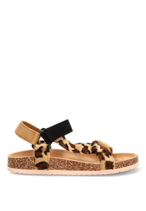Sandalia con estampado leopardo de mujer STAY 27-1223