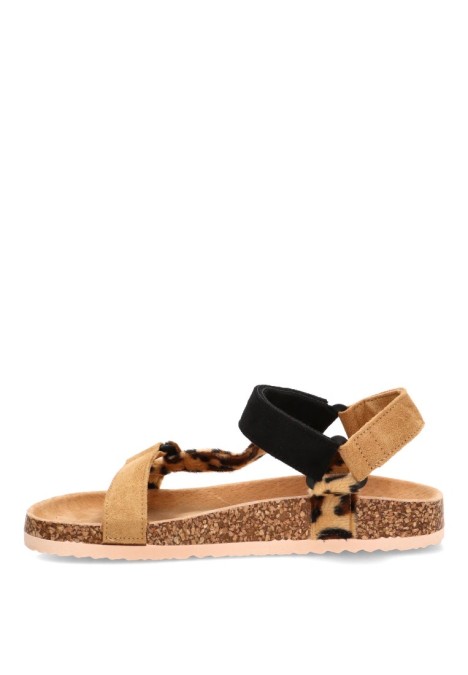 Sandalia con estampado leopardo de mujer STAY 27-1223