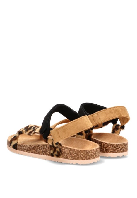 Sandalia con estampado leopardo de mujer STAY 27-1223