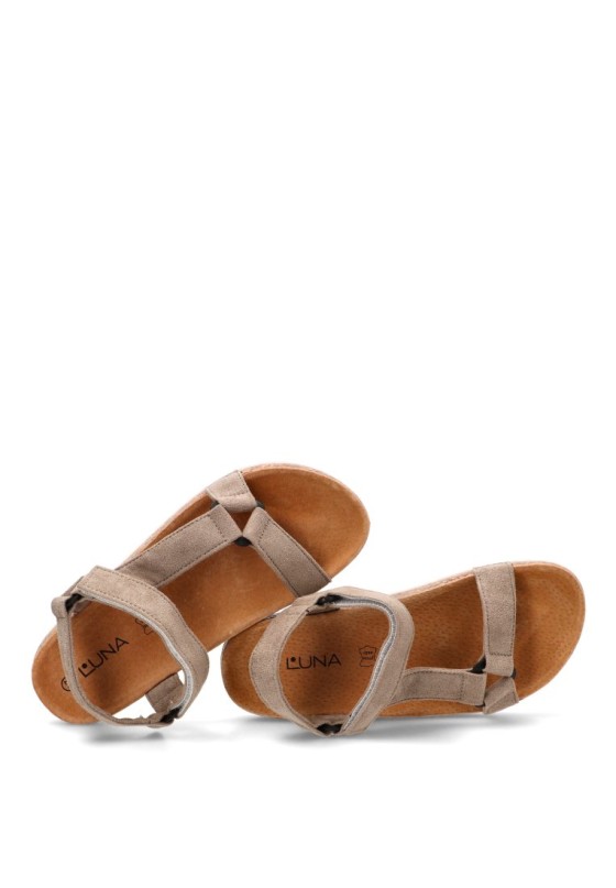 Sandalia beige de mujer STAY 27-1223