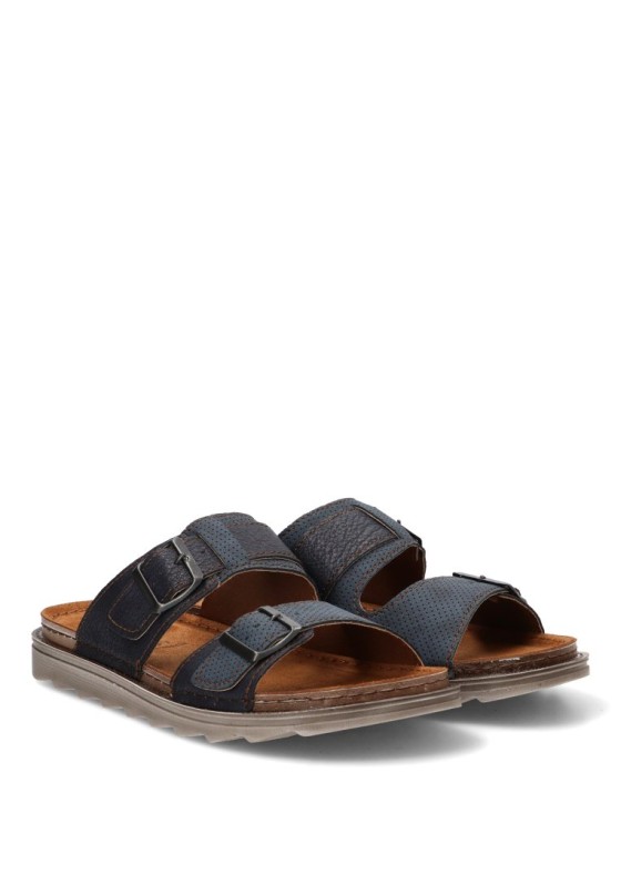 Sandalia azul para hombre Luna Collection BU19