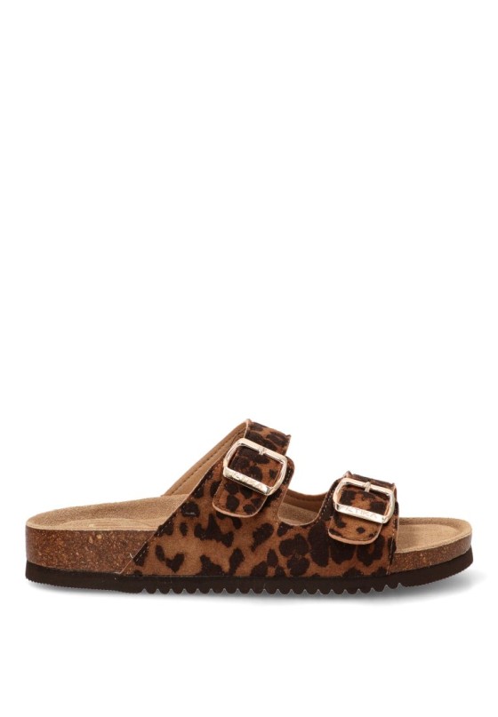 Sandalia leopardo de mujer ETIKA 10015
