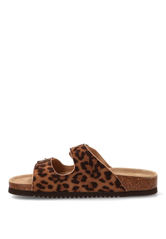 Sandalia leopardo de mujer ETIKA 10015