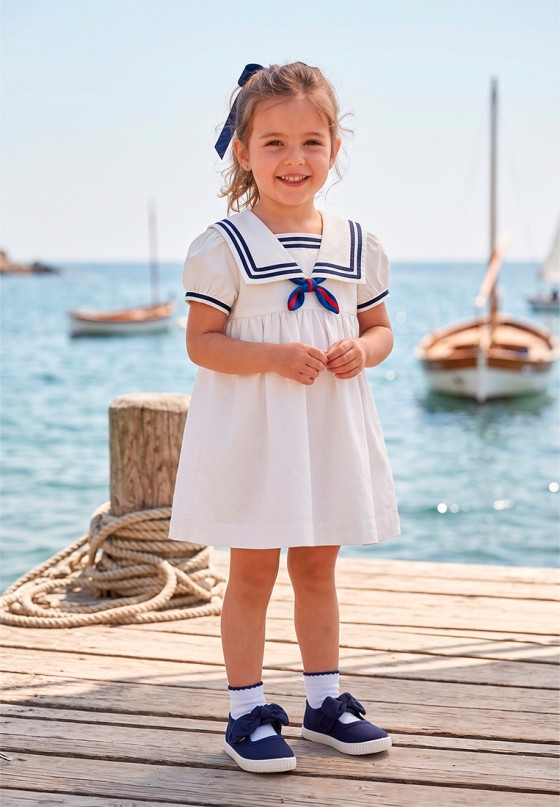 Bailarina textil marino para niña LUNA KIDS RBS1689