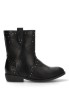 Botin de niña ETIKA 110555 negro sintetico tacón medio
