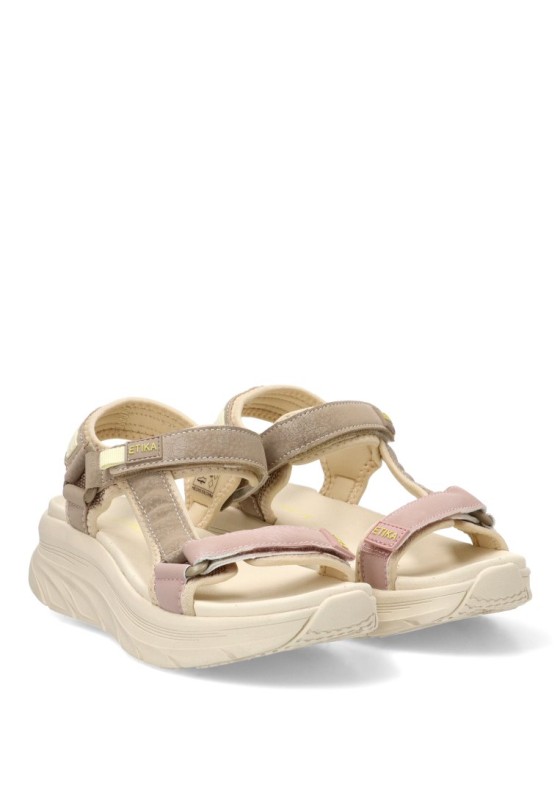 Sandalia multicolor de mujer ETIKA 40107