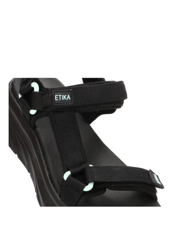 Sandalia negra de mujer ETIKA 40107