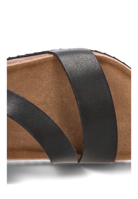 Sandalia negra de hombre ETIKA 41021