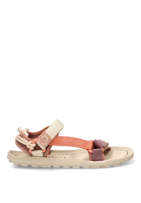 Sandalia teja con diseño barefoot de mujer MUSTANG 85517
