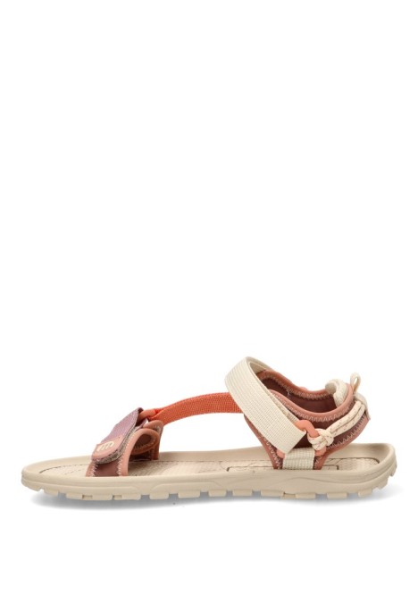 Sandalia teja con diseño barefoot de mujer MUSTANG 85517