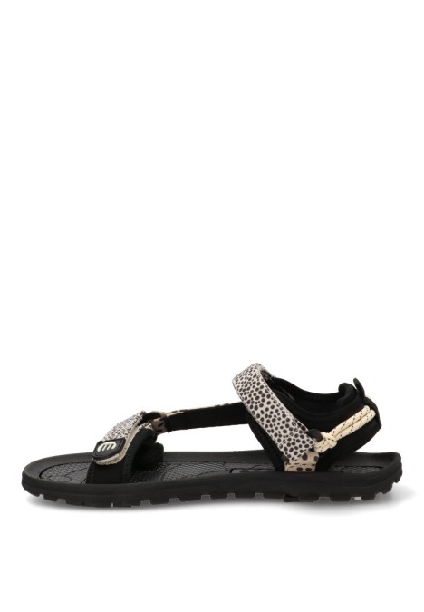 Sandalia negra de mujer MUSTANG modelo 85517