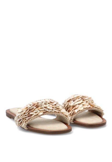 Sandalia natural de mujer LUNA TREND M6426