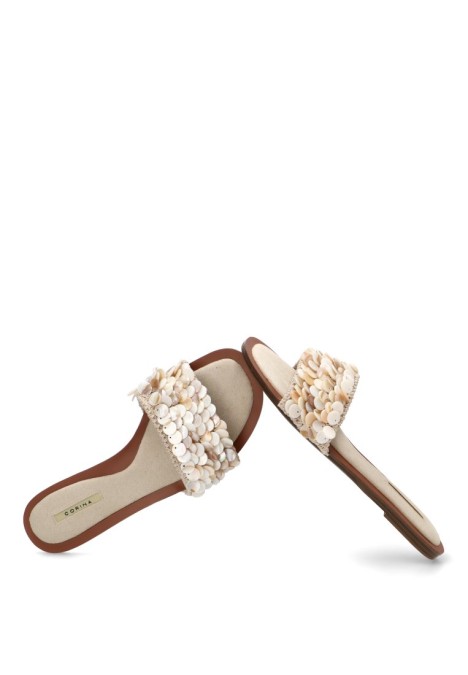 Sandalia natural de mujer LUNA TREND M6426