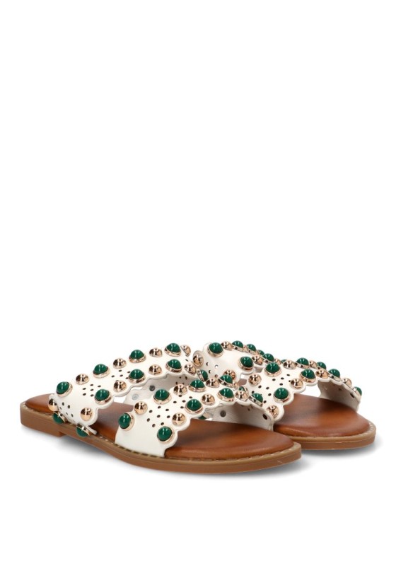 Sandalia con piedras de mujer HS-32