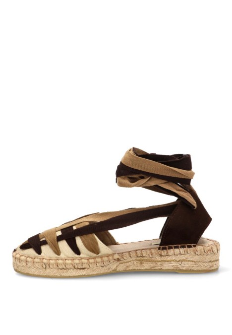 Esparteña valenciana con suela plana de mujer LUNA TREND M6351