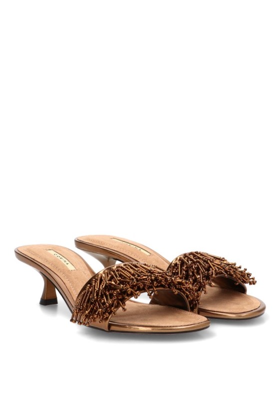 Sandalia con abalorios de mujer LUNA TREND M6296