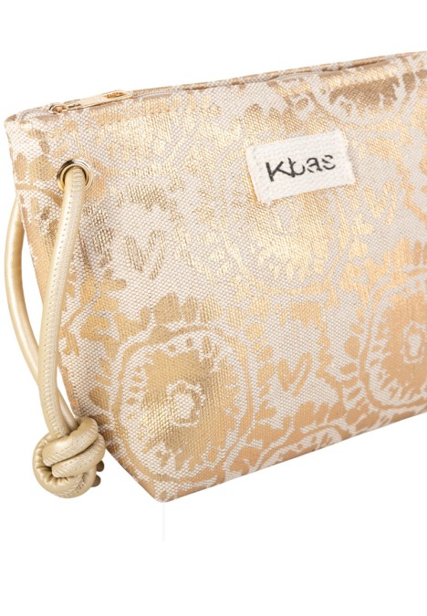 Neceser oro textil de mujer KBAS 2962604