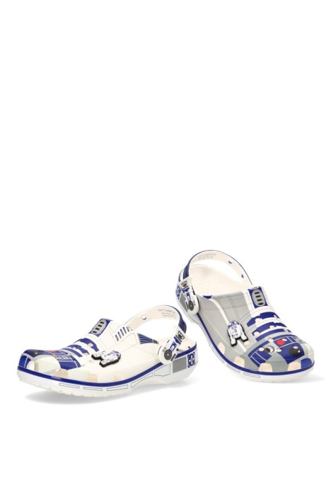 Zueco playa blanco de goma CROCS R2D2 211490 para hombre