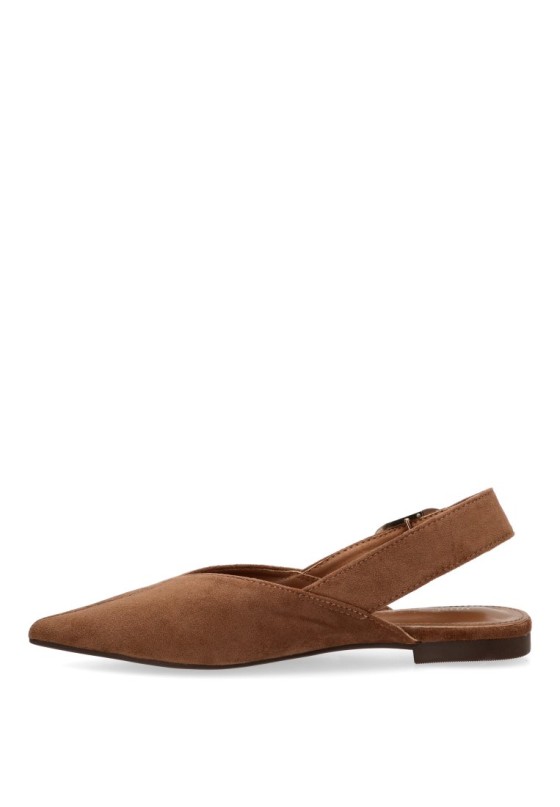 Salón camel de mujer IDEAL SHOES 9755