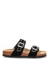 Sandalia negra de mujer ETIKA 10093