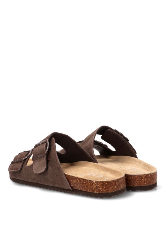 Sandalia chocolate de hombre ETIKA 41012