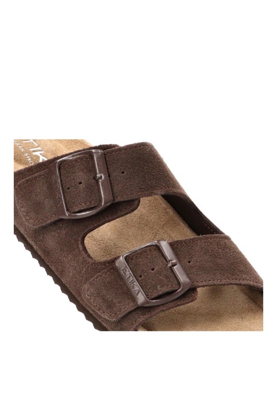 Sandalia chocolate de hombre ETIKA 41012