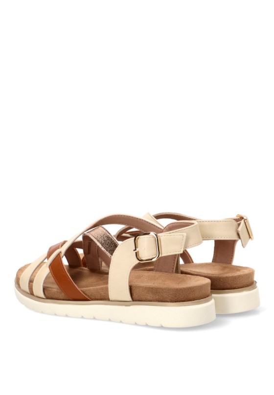 Sandalia con suela plana de mujer ARMONY 40023