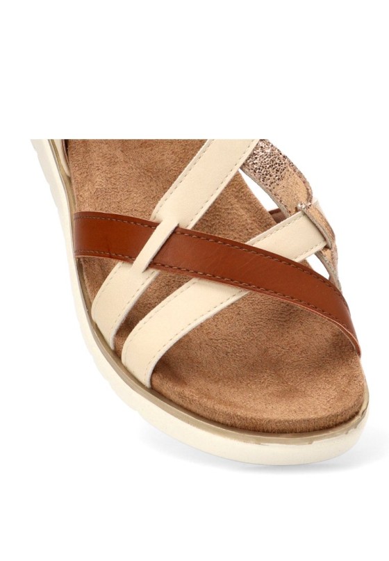 Sandalia con suela plana de mujer ARMONY 40023