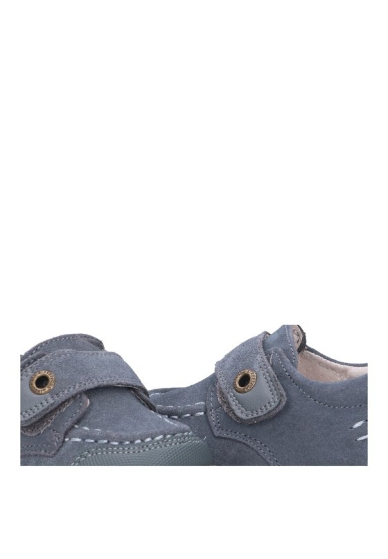 Nautico kiova mocasin de niño BUBBLE BOBBLE a2639 gris piel suela plana