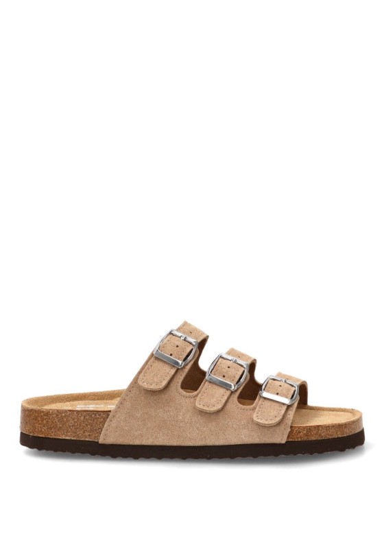 Sandalia beige de mujer ETIKA 10175
