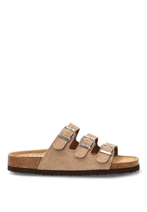 Sandalia beige de mujer ETIKA 10175