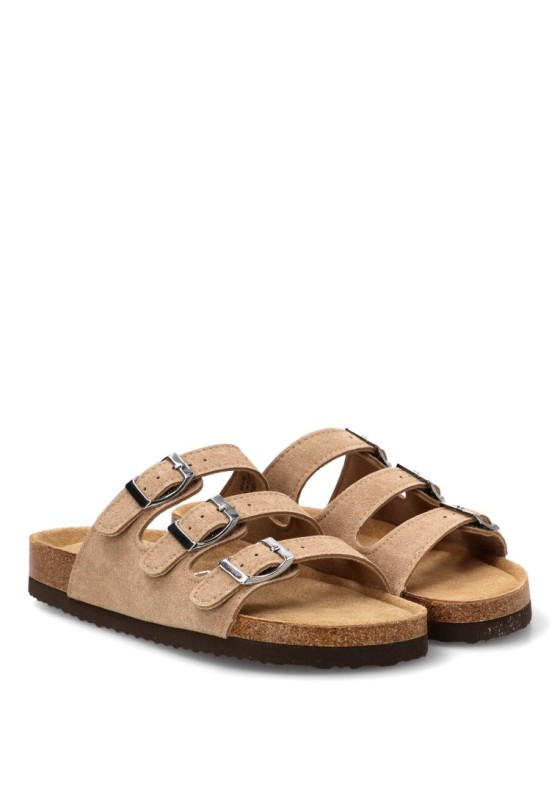 Sandalia beige de mujer ETIKA 10175