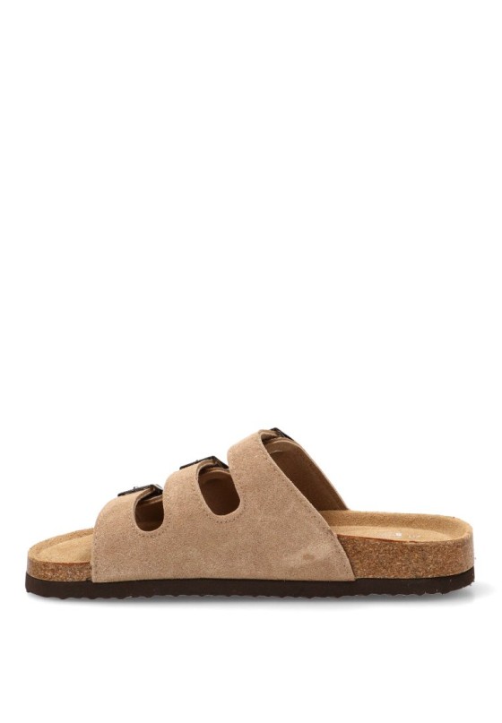 Sandalia beige de mujer ETIKA 10175