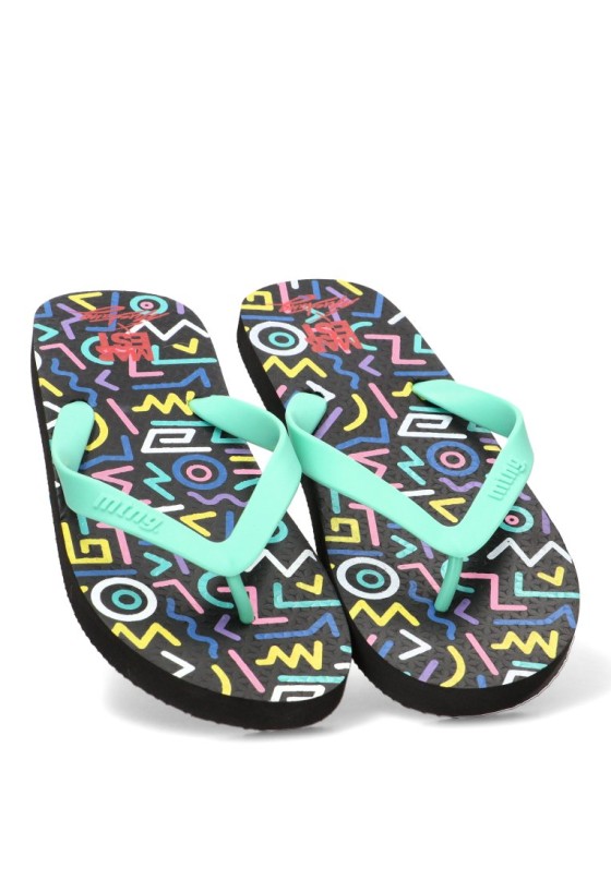 Sandalias de playa de dedo verdes para hombre MUSTANG 84896
