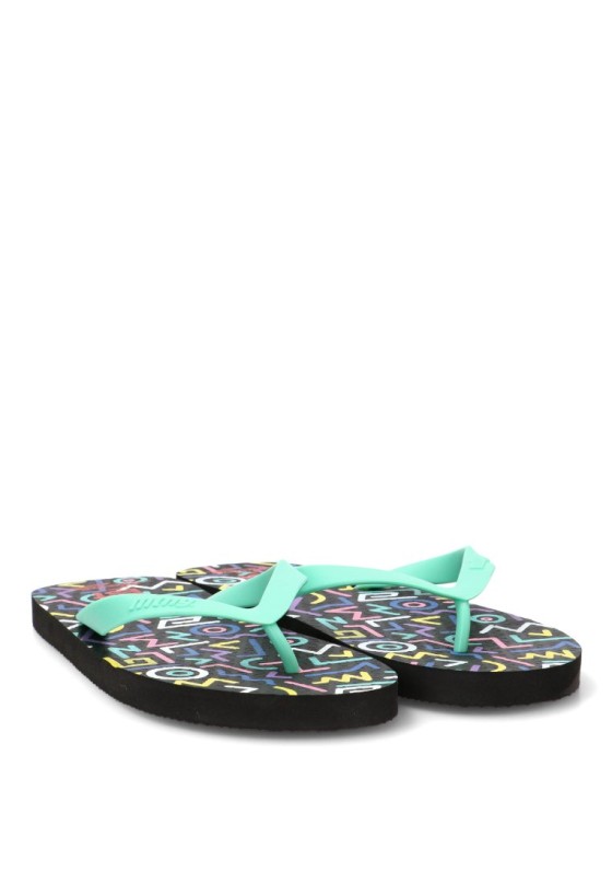 Sandalias de playa de dedo verdes para hombre MUSTANG 84896