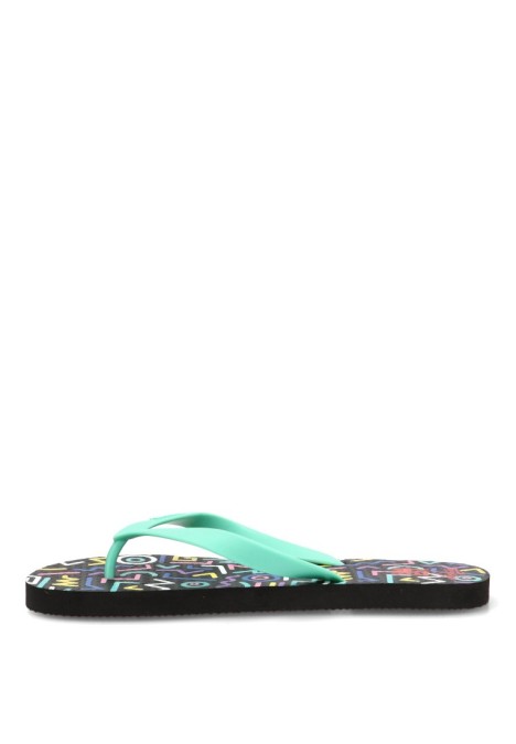 Sandalias de playa de dedo verdes para hombre MUSTANG 84896