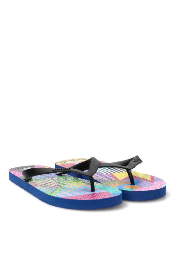 Chanclas sandalias de playa multicolor de hombre Mustang 84896