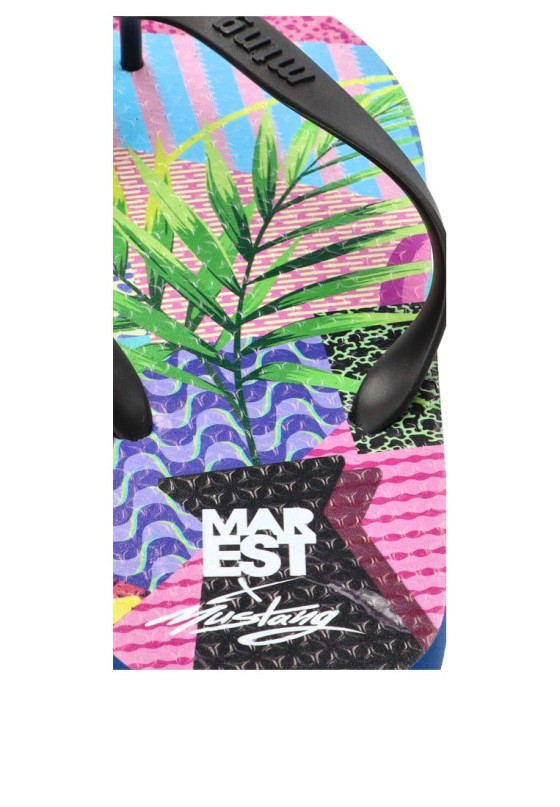 Chanclas sandalias de playa multicolor de hombre Mustang 84896