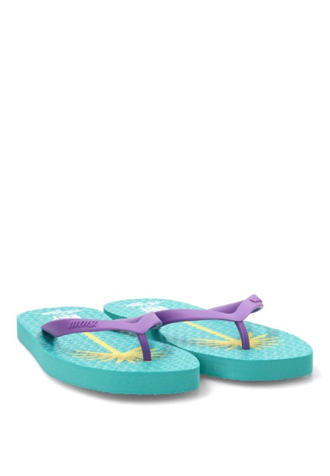 Sandalia de dedo de playa lila para mujer MUSTANG 60202