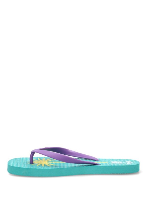 Sandalia de dedo de playa lila para mujer MUSTANG 60202