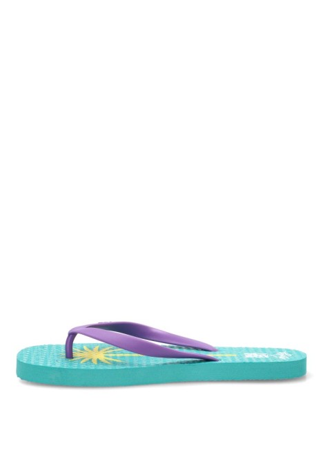 Sandalia de dedo de playa lila para mujer MUSTANG 60202