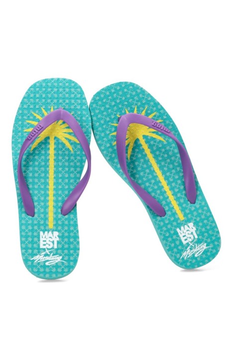 Sandalia de dedo de playa lila para mujer MUSTANG 60202
